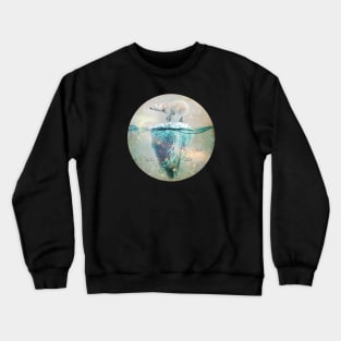 Polar Bear on an Iceberg - Climate Change Crewneck Sweatshirt